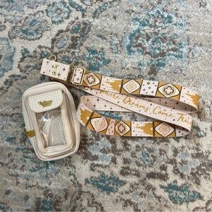 Disney trading pin bag and lanyard